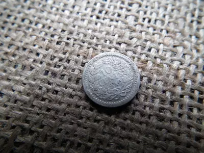 Hollandia , ezüst 10 cent 1916 , cents 