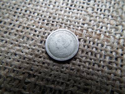 Hollandia , ezüst 10 cent 1916 , cents 