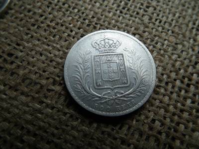 Portugália , ezüst 500 reis 1864