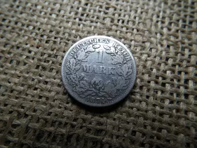 Birodalmi ezüst 1 márka 1874 B , mark 