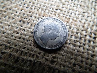 Ezüst 10 krajcár 1859 V , Velence 