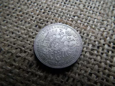 Ezüst 1/4 florin 1858 A , Bécs 