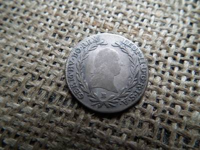 II. Lipót , ezüst 10 krajcár 1791 B