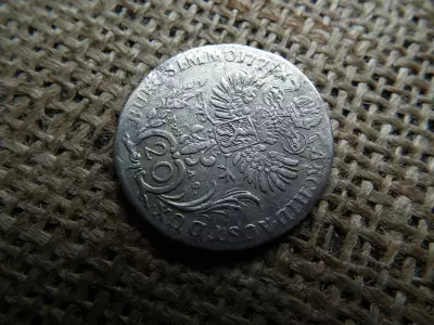 Mária Terézia , ezüst  20 Krajcár 1771 , kreuzer 