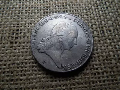 Ferenc , ezüst 1 tallér 1797 B , thaler 