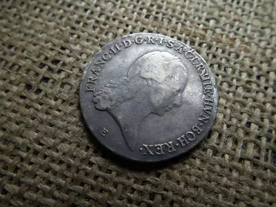 Ferenc , ezüst 1/2 tallér 1797 E , thaler 
