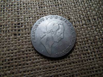 Ferenc , ezüst 1/2 tallér 1829 A  , thaler 