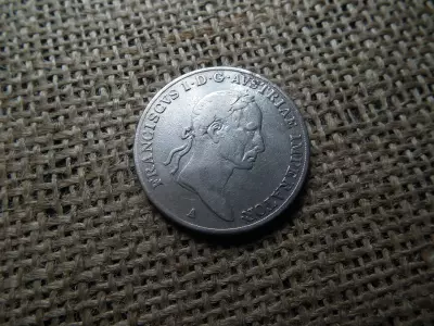 Ferenc , ezüst 1/2 tallér 1833 A  , thaler 