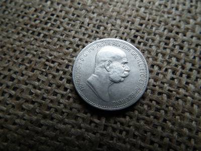 Ezüst 1 korona 1908 , corona 