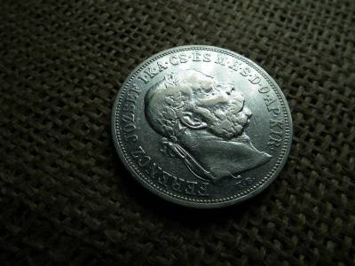 Ezüst 5 korona 1908 KB 
