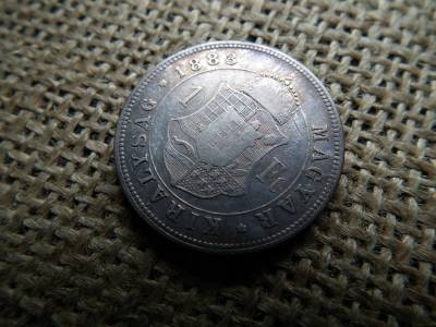 Ezüst 1 forint 1883 KB 