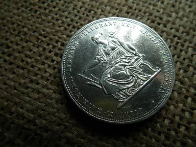 Ezüst 2 gulden 1879 , florin ,  ezüstlakodalom 