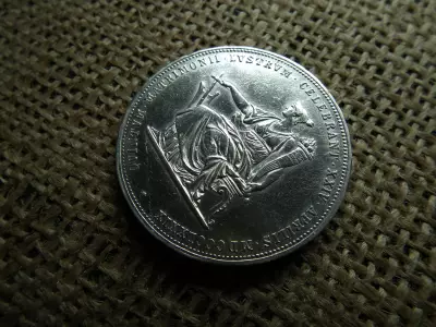 Ezüst 2 gulden 1879 , florin ,  ezüstlakodalom 