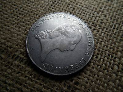 Ferenc , ezüst 1 tallér 1824 A , thaler  , nagyon szép 