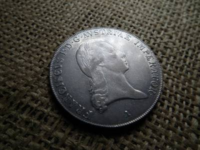 Ferenc , ezüst 1 tallér 1824 A , thaler  , nagyon szép 