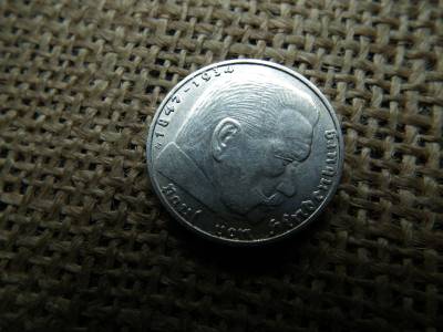 Birodalmi ezüst 2 márka 1939 E , ritka !  reichsmark