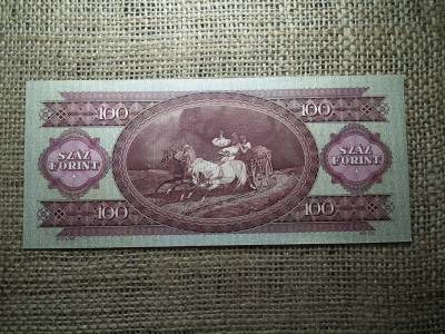 100 forint 1962 , nagyon szép , egyenes tetejű hármas 