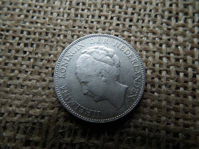 Hollandia , ezüst 1 gulden 1930 , Vilhelmina