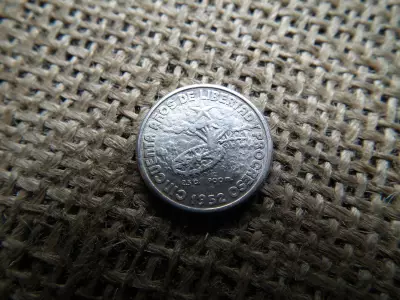 Kuba , ezüst 10 centavos 1952