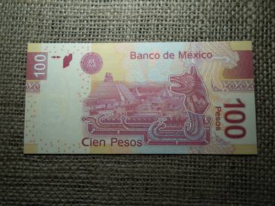 Mexikó , 100 pesos 2012 UNC , V , B1 