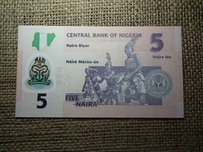 Nigéria , 5 naira 2013 UNC , B1