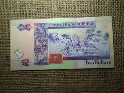 Belize 2 dollars 2007 , dollár , UNC , B1