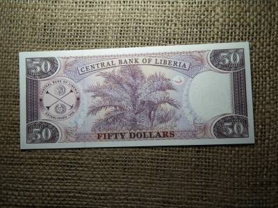 Libéria 50 dollars 2011 , dollár , UNC , B1