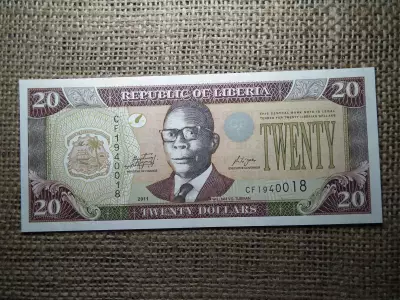 Libéria 20 dollars 2011 , dollár , UNC , B1