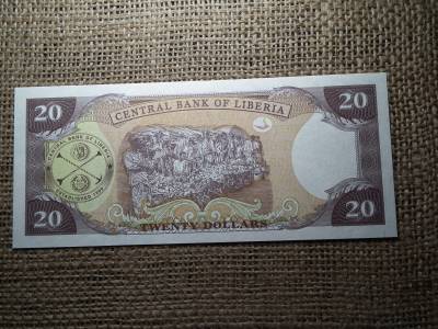 Libéria 20 dollars 2011 , dollár , UNC , B1