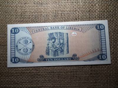 Libéria 10 dollars 2011 , dollár , UNC , B1