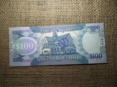 Guyana 100 dollars 2005 - 2022  , dollár , UNC , B1