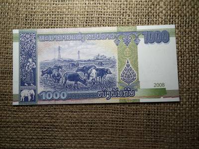 Laosz 1000 Kip 2008 UNC , B1