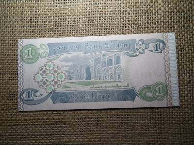 Irak 1 dinar 1992 UNC , B1