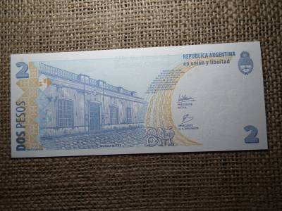 Argentína 2 pesos 2008 - 2010 UNC , B1