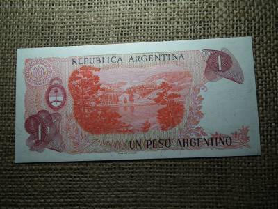 Argentína 1 peso 1984 UNC , B1