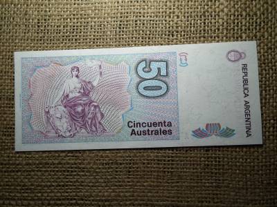 Argentína 50 pesos 1988 - 1989 UNC , B1