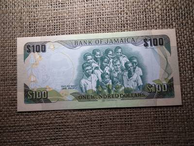 Jamaica 100 dollars 2012 UNC , B1