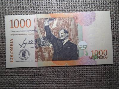 Kolumbia 1000 pesos 2010 UNC , B1