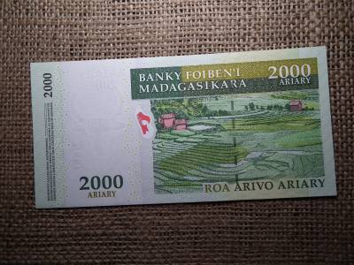 Madagaszkár 2000 ariary 2008 - 2014  UNC , B1
