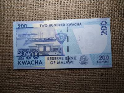 Malawi 200 kwacha 2012 UNC , B1