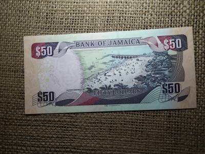 Jamaica 50 dollars 2013 UNC , B1