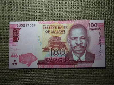 Malawi 100 kwacha 2019 UNC , B1