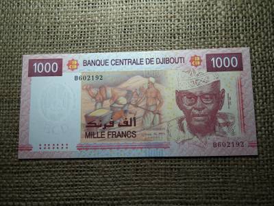 Dzsibuti 1000 francs 2005 UNC ,  B1