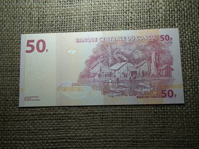 Kongó 50 francs 2007 UNC , B1