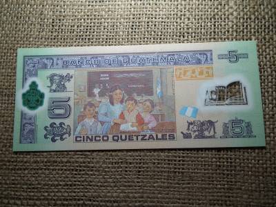 Guatemala 5 quetzales 2010 UNC , B1
