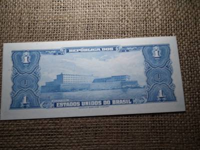 Brazília 1 cruzeiro 1954 - 1958 UNC , B1