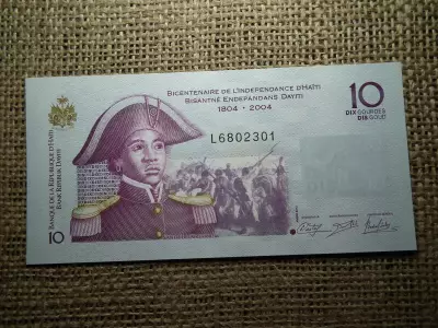 Haiti 10 gourdes 2004 UNC , B1