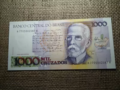 Brazília 1000 cruzeiros 1988 UNC , B1