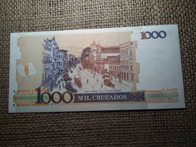 Brazília 1000 cruzeiros 1988 UNC , B1