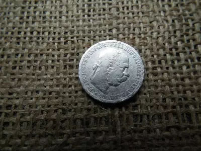 Ezüst 1 korona 1896 , corona , ritka 